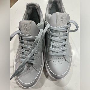 On sneakers. Brand new.